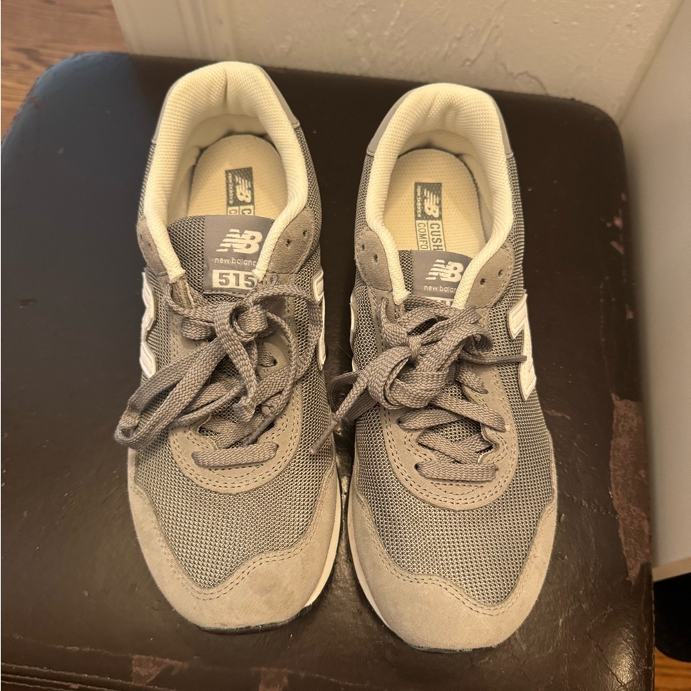New Balance Classic Gray and White Sneakers